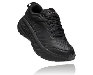 Hoka One One Bondi Sr Womens Road Running Shoes Black/Black | AU-8961205